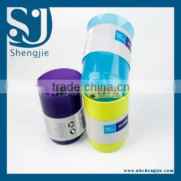 Trade Assurance Plastic Bathroom Gargle Toothbrush Cup/plastic Wash Gargle Cup, Plastic Cup for Washing Teeth, Plastic Water Cup