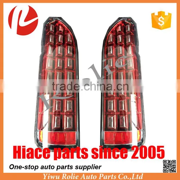 Toyota Hiace 2005-2016 Auto Lamp Parts 23 Lattice Full LED Tail Lamp