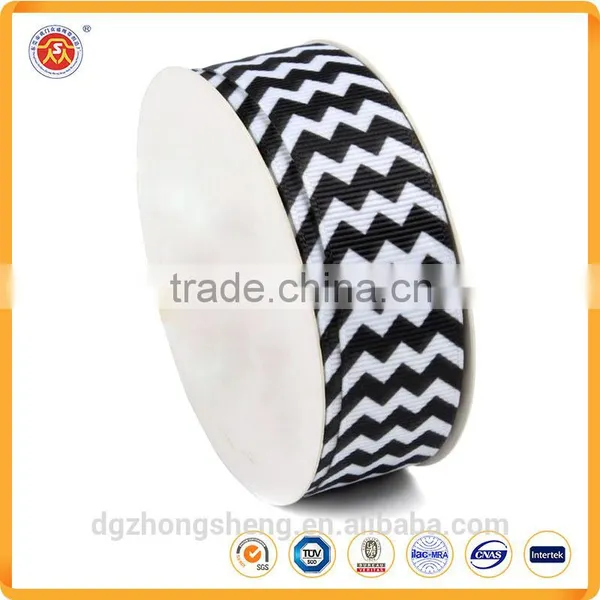 Silk Ink Printing New Design Grosgrain Ribbons for Gifts photo-4