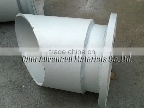 Alumina Ceramic Lined Pipe, Beveled Ceremic Lined Tube photo-2