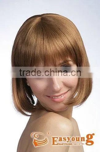 Blonde Synthetic BOB Short Hair Style Lace Wigs photo-2