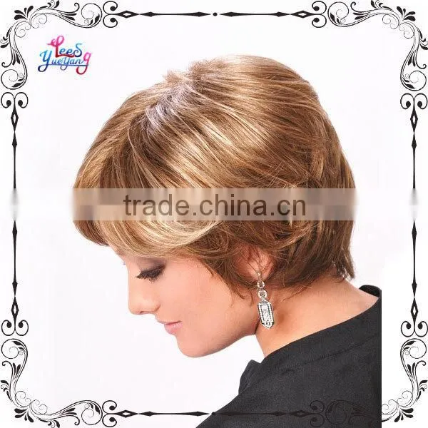 Simple Impressive Natural Brown and Blonde Flicker Wigs photo-2
