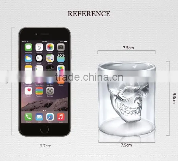 200ml China Supplier Hot Sell Borosil Double Wall Cold Magic Mug photo-3