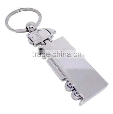 Customized Alloy Bicycle Shaped Metal Car Keychains Keyring photo-3