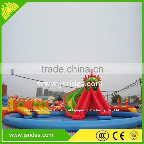 Large Water Slide Outdoor Inflatable Water Park For Adults photo-3