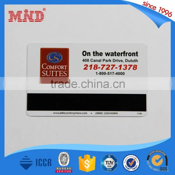 MDP159 Pvc Plastic Cards 30mil Hico Magnetic Magstripe Card photo-2