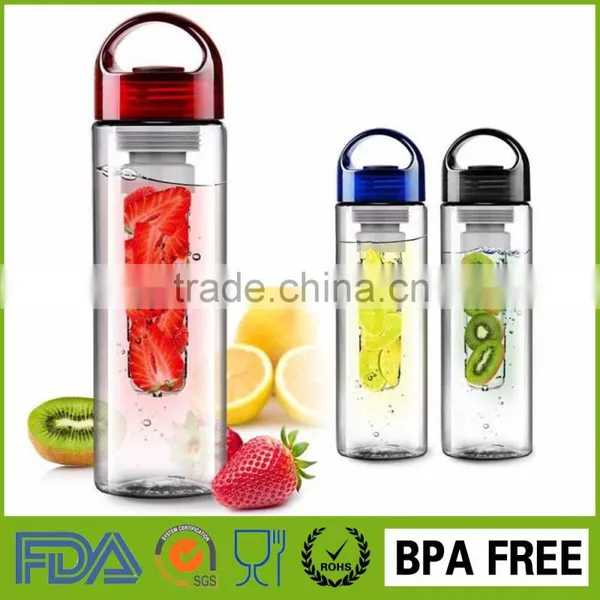 Clear Plastic Water Bottles Bpa Free Water Bottle Wholesale Fruit Infuser photo-6