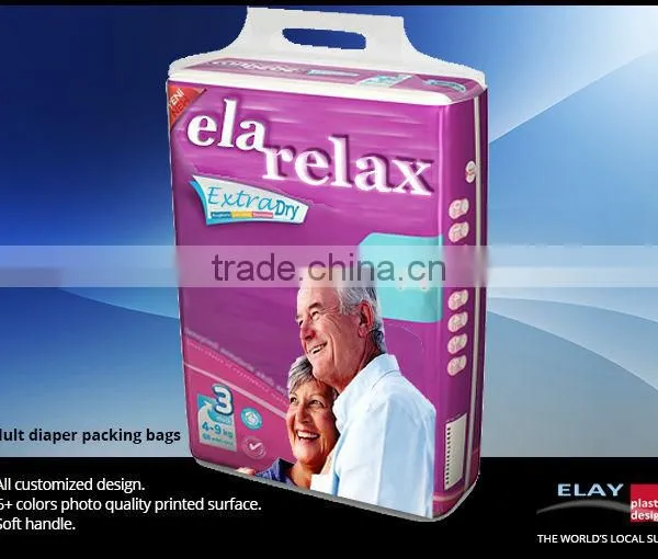 Custom Design Adult Diaper Packing Bag With Handle photo-2