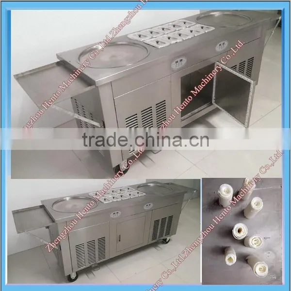 2016 Hot Sale Flat Pan Fried Ice Cream Machine With Factory Price