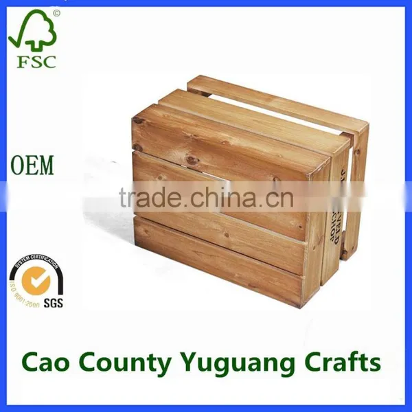 Cheap Wooden Apple Vegetable Storage Crates for Sale photo-2