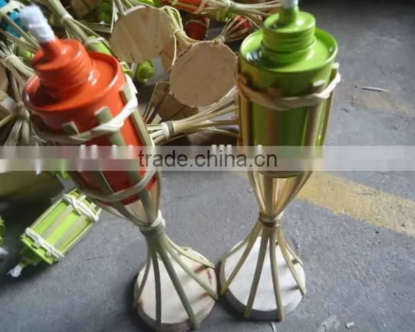 FD-1620 Garden or Festival Natural Bamboo Torch photo-3