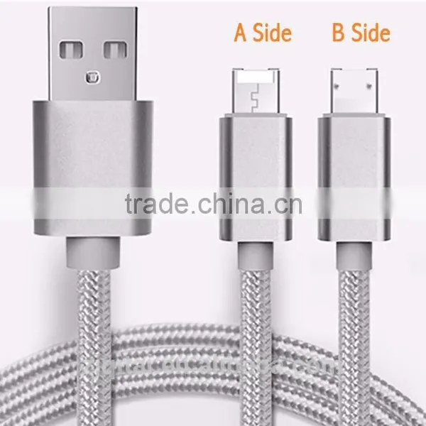Wholesale 2 in 1 Charging Data Sync Cable Usb Cable for Smartphones photo-4