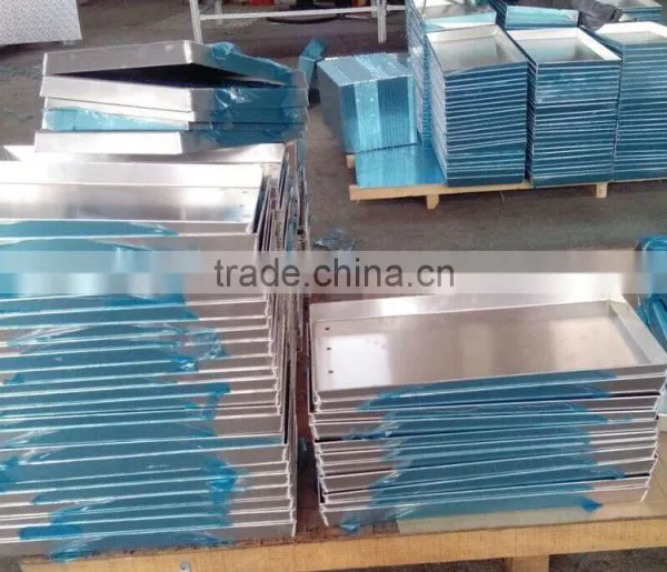 Anodized Aluminum Tray Without Cover in Application of Seafood Fast Chilled Processing photo-3