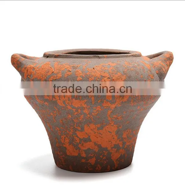 Wholesale Retro do the Old Red Ceramic Outdoor Planters photo-2