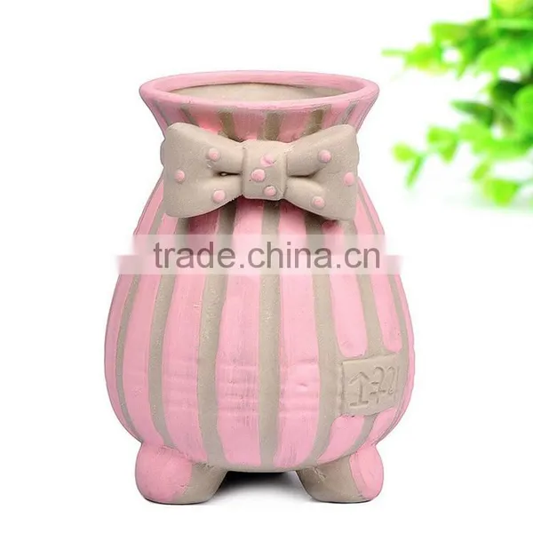 Indoor Decor Small Hand-painted Ceramic Flower Pots for Succulent Plants photo-4