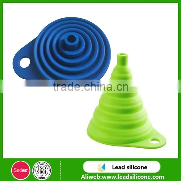 Wholesale Kitchenware Foldable Silicone Funnel,Collapsible Silicone Funnel photo-6
