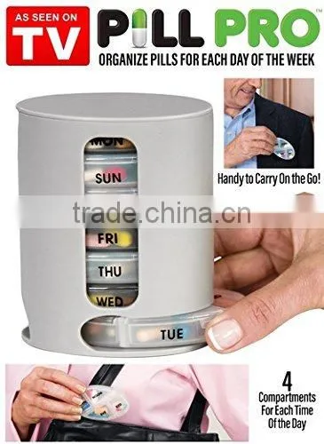 New Pill Pro as Seen as on tv 7 Day Tower Pill Box Pill Dispenser photo-2