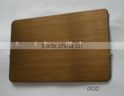 4x8 Color Coated Hairline Stainless Steel 2MM Copper Clad Laminated Sheet photo-4