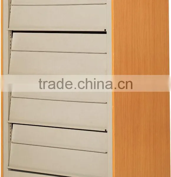5-layer Singel Face Library Periodical Rack Cabinets Book Racks Cabinets photo-2