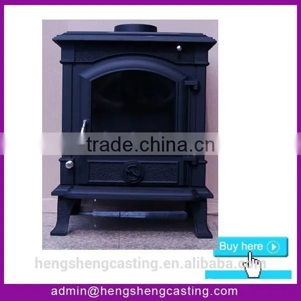 China Hot Sale Indoor Antique Cast Iron Wood Stove photo-5
