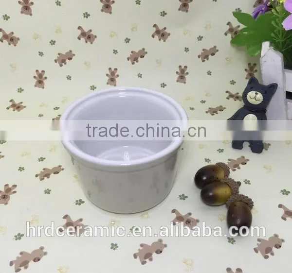 2015 Stocked Cheap White Ceramic Rice/salad/soup Bowls photo-3