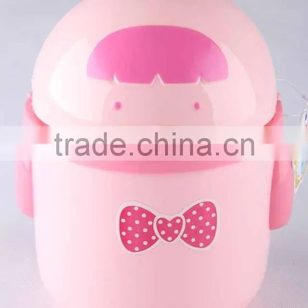 Household Garbage Can/Desktop Bin With Cartoon Patterns Plastic Trash Can photo-4