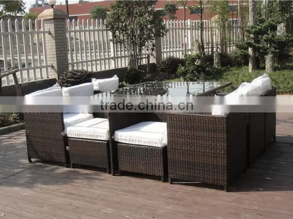 Popular PE Rattan Club Bar Set Outdoor Furniture photo-2