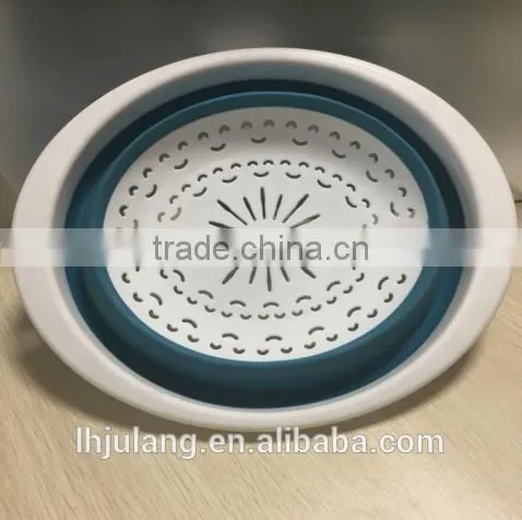 Hot Sell Plastic Foldable Colander/plastic Oval Foldable Colander photo-4