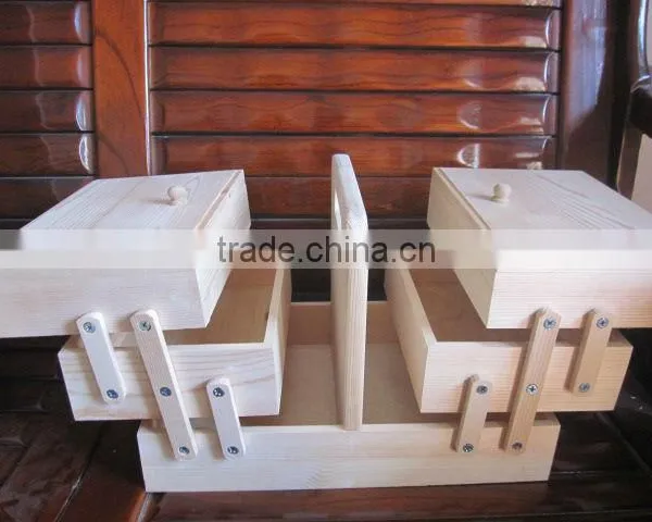 Modern Wood More Drawers Jewelry Mini Box photo-2