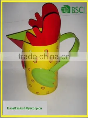 New Product China Supplier Party Decor Wholesale Easter Basket Decoration Metal Flower Pot photo-2