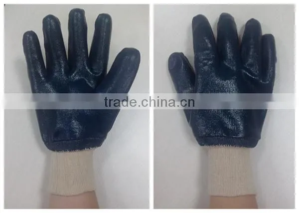 DDSAFETY Hot Sale Nature Cotton Work Glove With Rough Chip Finished photo-5