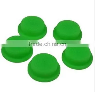 16mm x 8mm Glow-in-the-Dark Silicone Switch Cap for Flashlight - Green