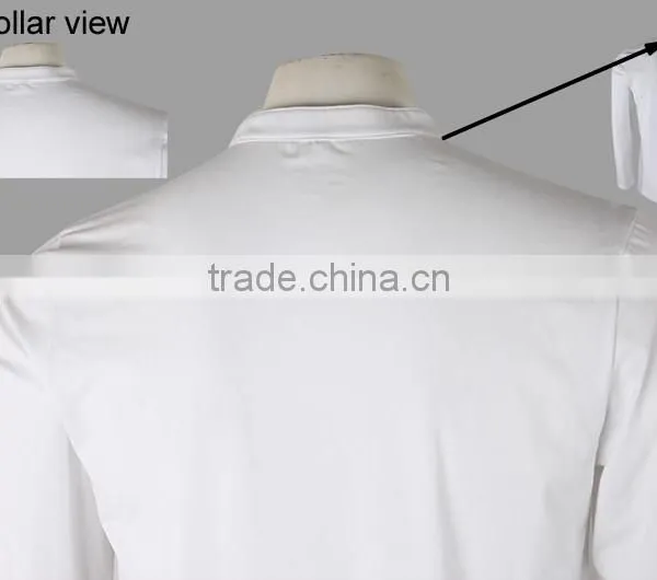 Free Sample Long Sleeves 100% Cotton Screen Printing Plain White Tee Shirt photo-5