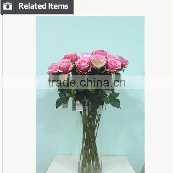 Hot Sale Rose Flower for Christmas Decoration Artificial Glitter Rose Flowers photo-5