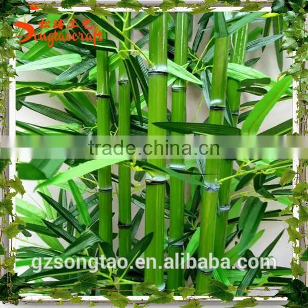Chinses Factory Cheap Artificial Lucky Bamboo Wholesale Artificial Bamboo Tree Bamboo Poles Wholesale for Home photo-2