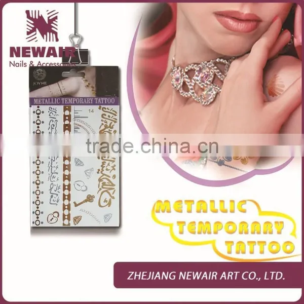 Water Transfer Printing Fashion Jewelry Temporary Tattoo photo-2