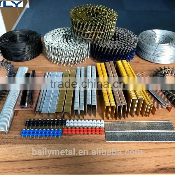 Factory Supply Crown:10.6, A11series Nails, A11-16, A11-14, A11-12, A11-10, A11-8, A11-6mm Staples, photo-6