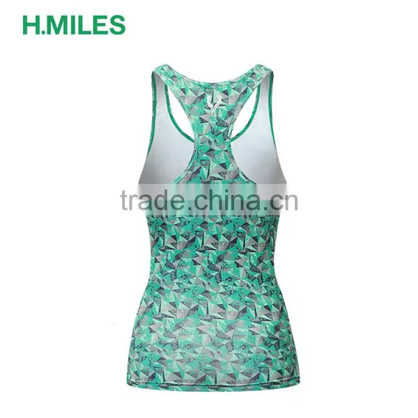 Spandex / Polyester Athletic Bodybuilding Tights Girls Women Fitness Running Yoga Tank Top photo-2