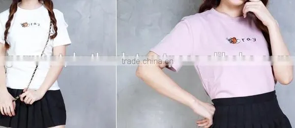 T-shirt, Short Sleeve, Round Neck, Printed T-shirt for Women photo-2
