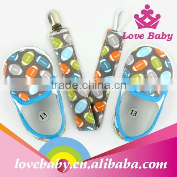Footwear Chinese Walk Canvas Boy Soft Sole Baby Shoes Matching Infant Pacifier Clip photo-5