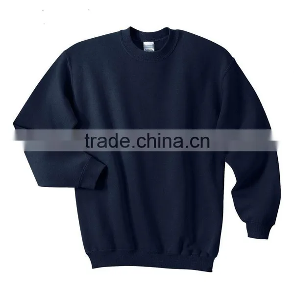 Wholesale 65% Cotton 35% Polyester Fleece Plain Man Latest Sweater Designs For Men photo-3