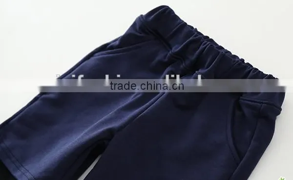 Factory-hot Selling Casual Fake Two Pieces Kids Outfits/custom Latest Children Baby Clothes Set photo-4