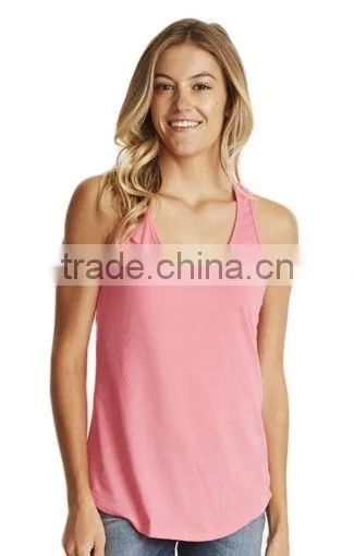 Next Level Apparel Women's Gathered Racerback Tank Top - 60% Combed Ring-spun, 40% Polyester Jersey and Comes With Your Logo photo-2