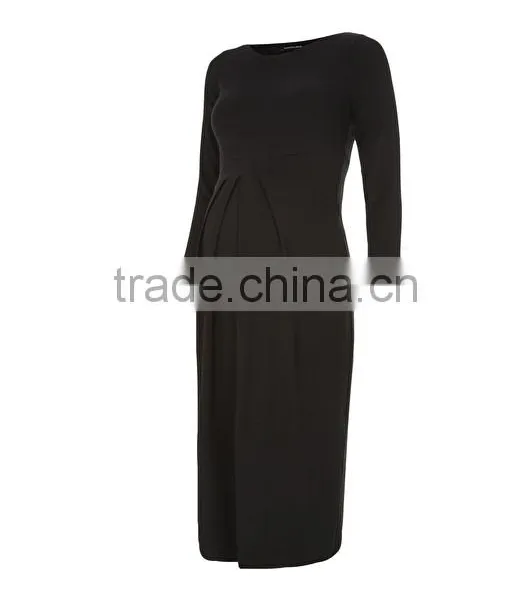 Latest Stretch Maternity Loose Designs Dress for Pregnant Women photo-6