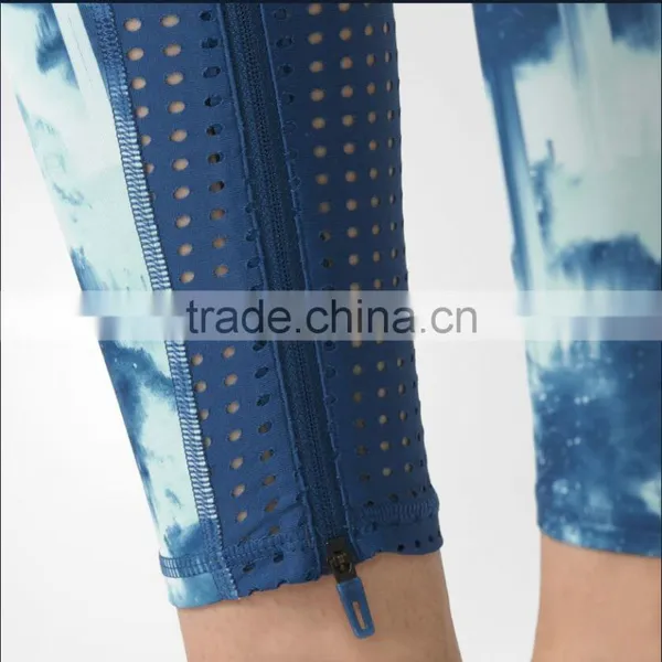 Custom High Quality Womens Yoga Pants Fitness Capri Printed Leggings photo-5