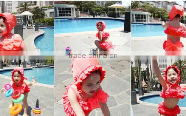 Hot China Children Girl Bikini Swimwear/New Designed Baby Girls' Fashion Swimwear photo-3