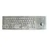 OEM / ODM Non-protuberant Rectangular Keys Stainless Steel Keyboard With Trackball
