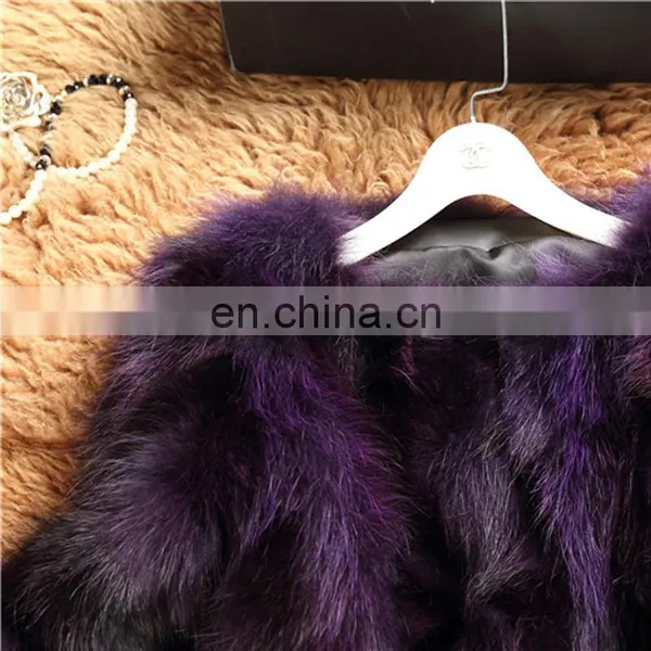 Newest Pattern Tongxiang Fur Genuine Raccoon Fur Loose Coat/garment photo-4