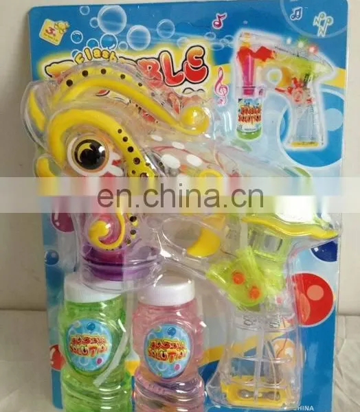 Transparency Plastic Bubble Gun,animal Fish Design Bubble Gun Toys for Children photo-4