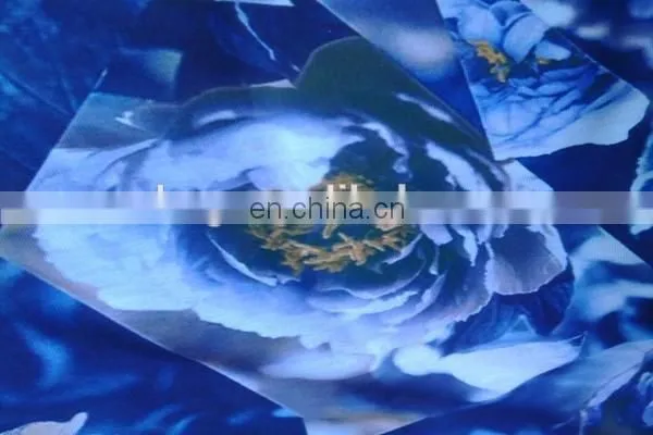Shaoxing Winfar Textile Digital Printing Flower Patterned Thick Scuba Fabric photo-3